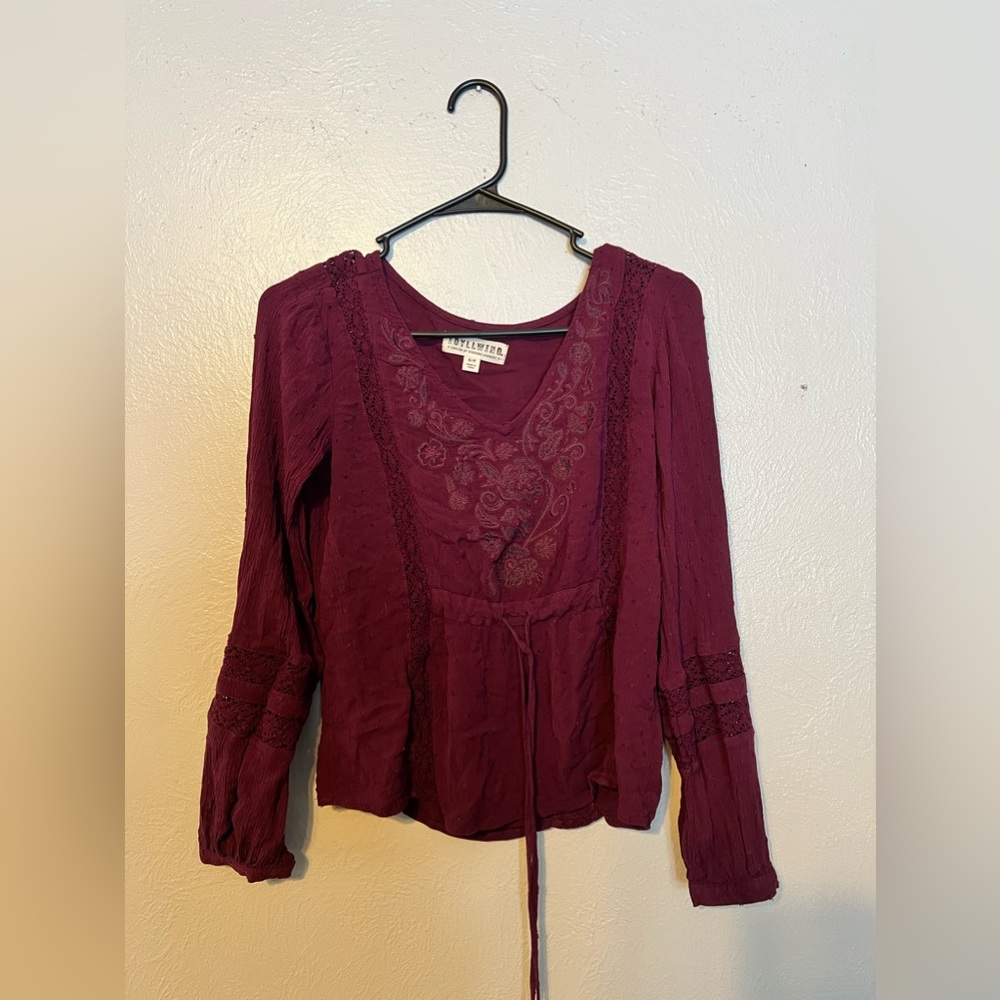 Purple dress top
